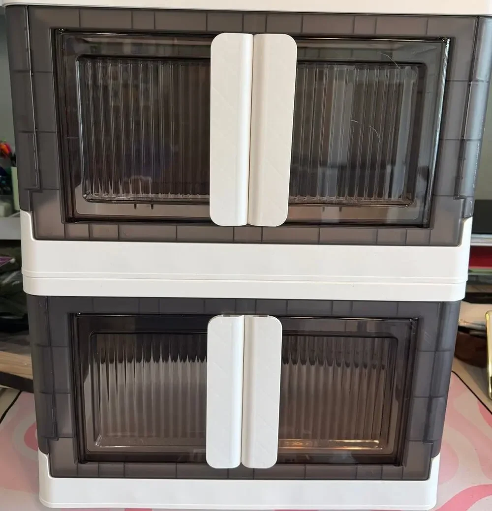 Modular Stackable Storage Cabinet Collapsible Storage Bins (set of 4) new